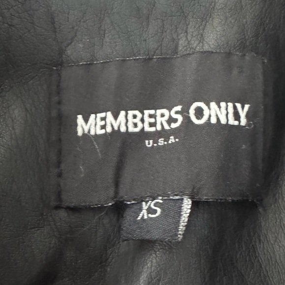 Members Only Leather Jacket - Picture 3 of 3